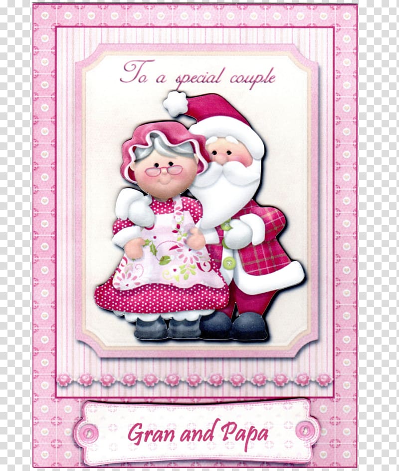Christmas ornament Santa Claus Mrs. Claus Greeting & Note Cards, santa claus transparent background PNG clipart