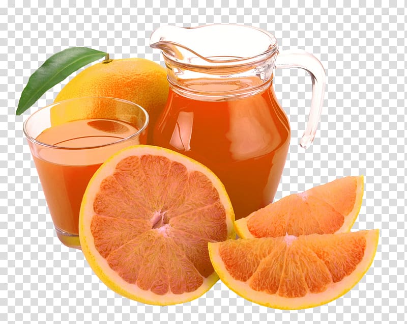 Orange juice Smoothie Grapefruit juice, Freshly squeezed orange juice transparent background PNG clipart