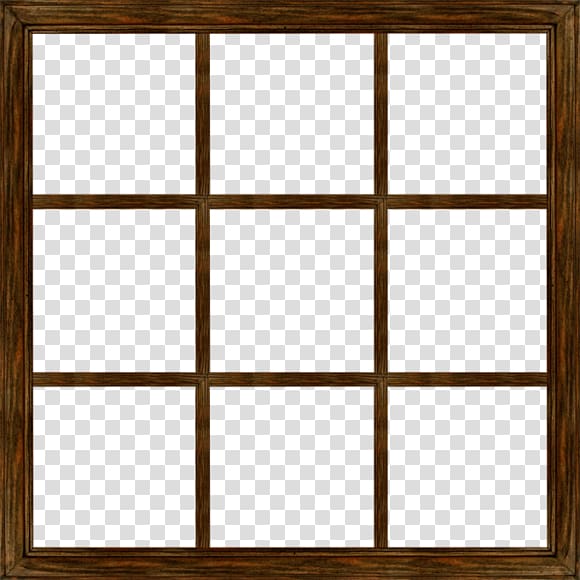 brown wooden framed window, Microsoft Windows Icon, Wooden windows transparent background PNG clipart