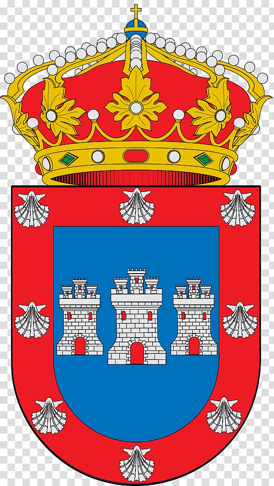 Triacastela Escutcheon Segovia Coat of arms Villafranca del Bierzo, Tri transparent background PNG clipart