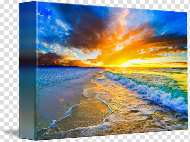 Painting Energy Frames Nature Sky plc, beach sunset transparent background PNG clipart