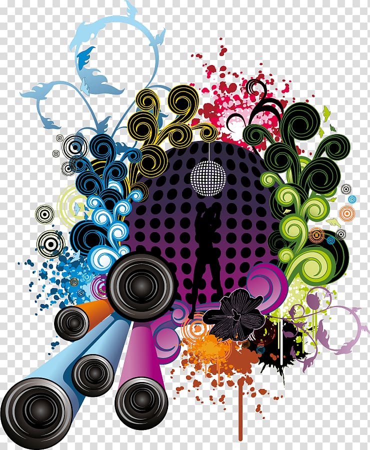 Remix Music Disc jockey Song , Typo transparent background PNG clipart