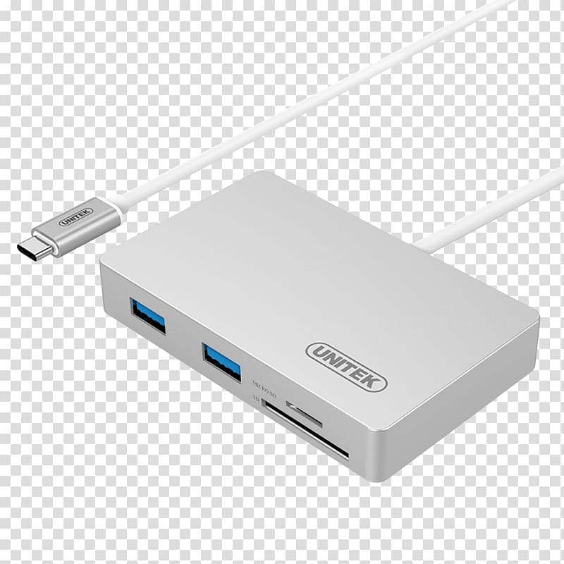 Adapter HDMI Ethernet hub Mac Book Pro USB-C, USB transparent background PNG clipart