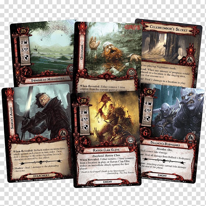 The Lord of the Rings: The Card Game Playing card, lord of the rings transparent background PNG clipart