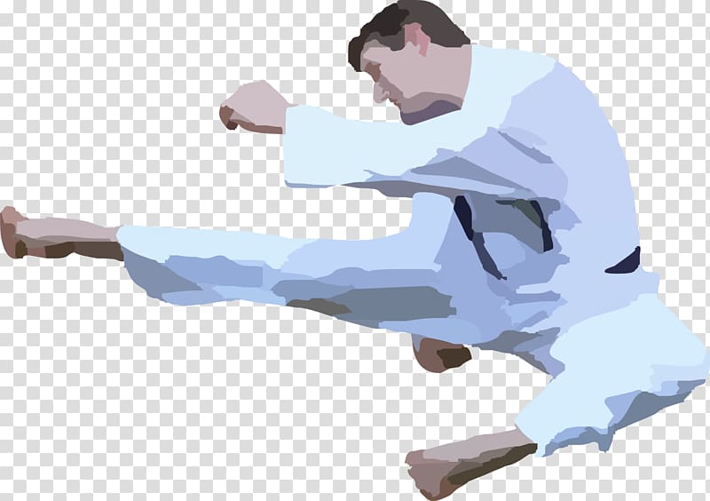 Karate Japanese martial arts Judo Black belt, mixed martial artist transparent background PNG clipart