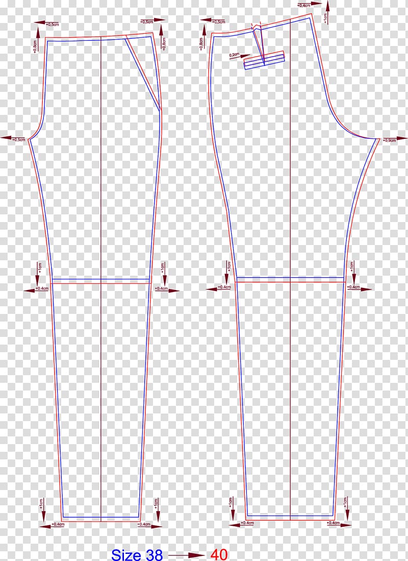 Pants Pattern grading Sewing Fashion Pattern, check pattern transparent background PNG clipart