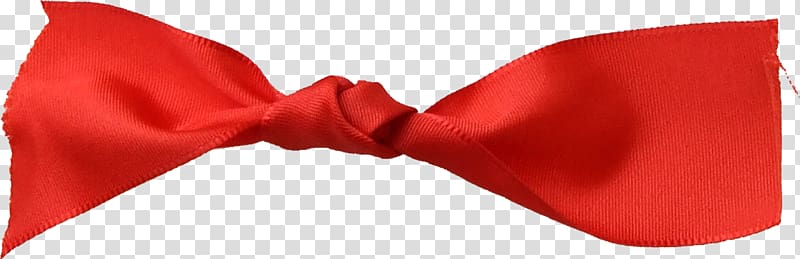 Bow tie Ribbon, Red bow transparent background PNG clipart