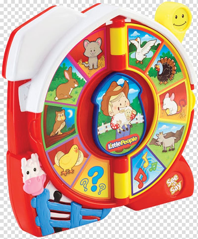 See \'n Say Fisher Price Little People See N\' Say Farmer Eddie Says Fisher-Price Toy, toy transparent background PNG clipart