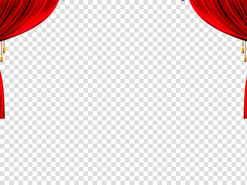 Curtain Red, Red curtains transparent background PNG clipart