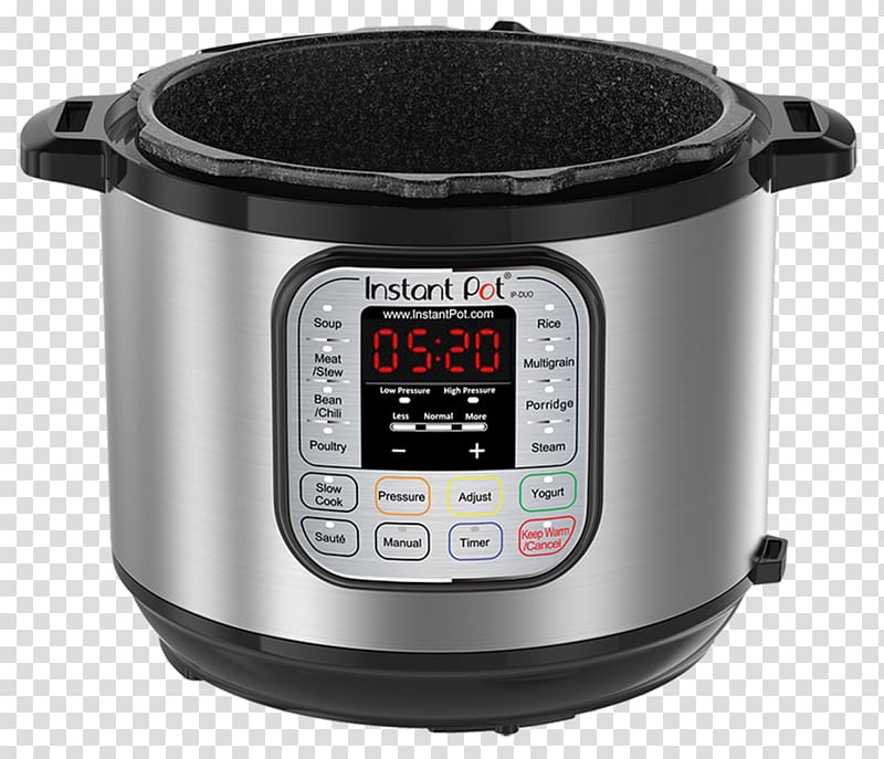 Instant Pot IP-DUO60 Pressure cooking Slow Cookers Quart, bean stew transparent background PNG clipart