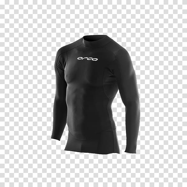 Orca wetsuits and sports apparel Neoprene T-shirt Sleeve, T-shirt transparent background PNG clipart