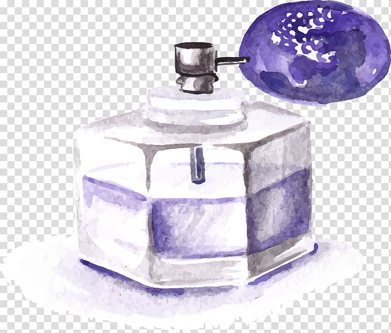 Watercolor painting , Perfume transparent background PNG clipart