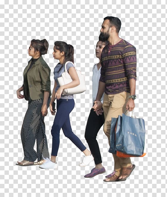 Walking , group transparent background PNG clipart