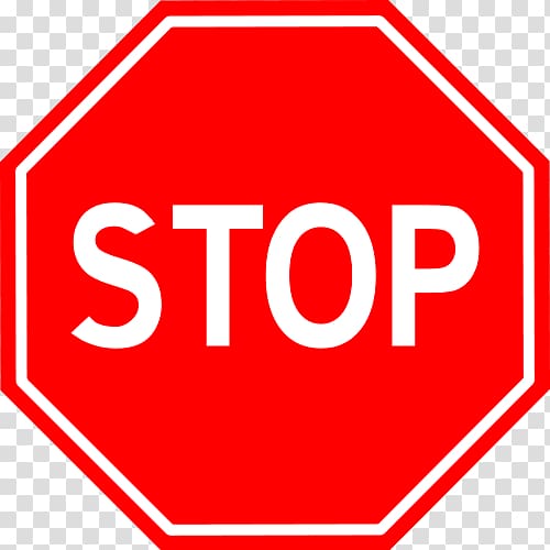 Stop sign Traffic sign , WALKWAY transparent background PNG clipart