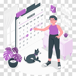 illustration, Date picker, calendar, date, organizer, planner, app, choice transparent background PNG clipart thumbnail