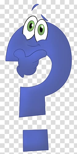 Cute cartoon question mark transparent background PNG clipart | HiClipart