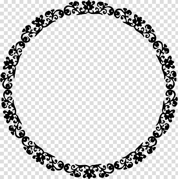 Borders and Frames Black and white , frame transparent background PNG clipart