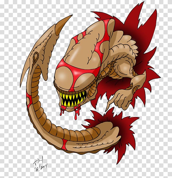 Alien Drawing , Chestburster transparent background PNG clipart