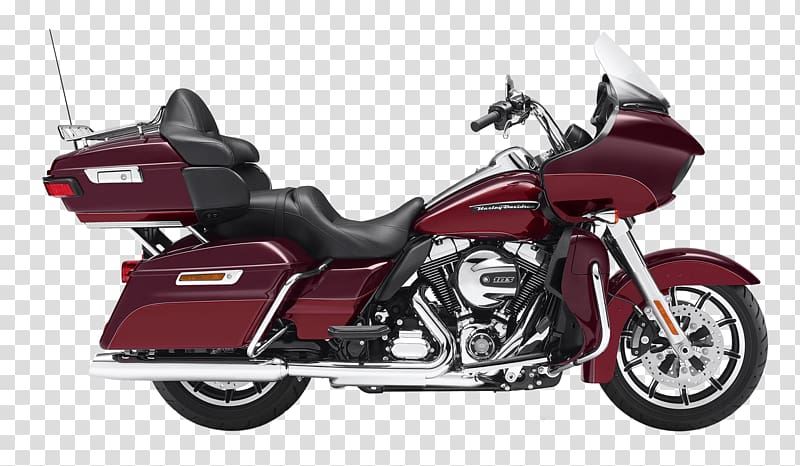 Harley-Davidson Touring Harley Davidson Road Glide Touring motorcycle, fat boy transparent background PNG clipart