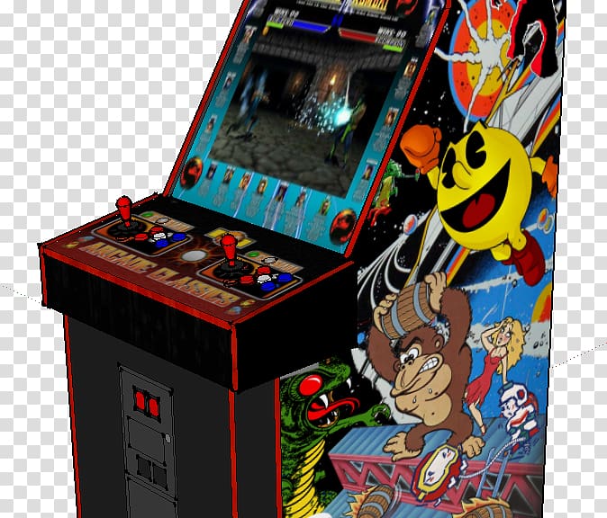 Arcade cabinet Galaga Ms. Pac-Man Arcade game Bad Dudes Vs. DragonNinja, Classic Arcade transparent background PNG clipart