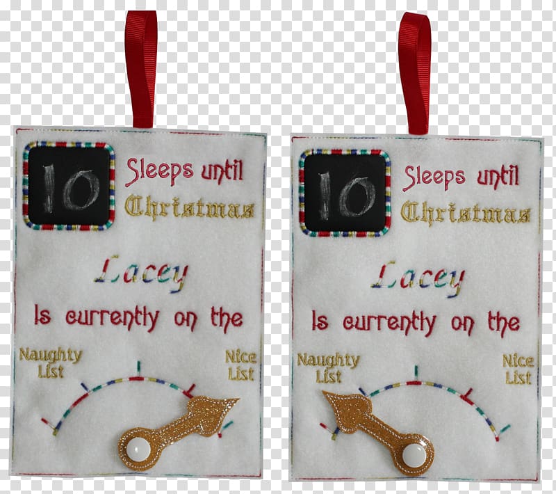 Christmas ornament Machine embroidery, chalk board transparent background PNG clipart