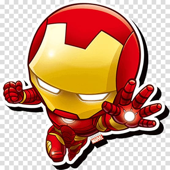 Marvel Iron Man Chibi artwork, Thor Iron Man Loki Captain America Black Widow, chimichanga transparent background PNG clipart