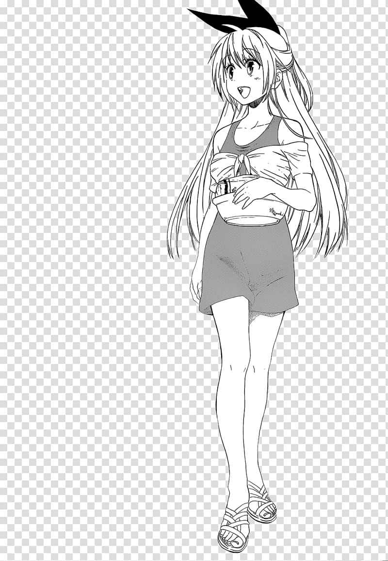 Mangaka Nisekoi Anime Sketch, manga transparent background PNG clipart