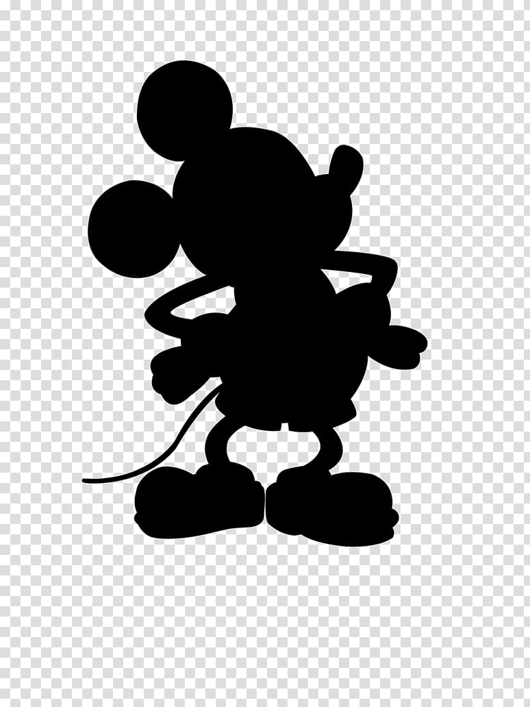 Silhouette Mickey Mouse transparent background PNG cliparts free ...