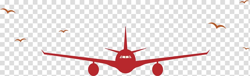 Graphic design Brand Illustration, Red Aircraft Travel Poster transparent background PNG clipart