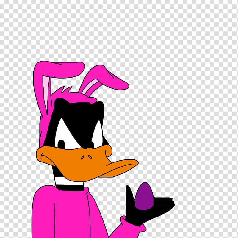 Daffy Duck Bugs Bunny Rocky and Mugsy Cartoon, duck transparent background PNG clipart