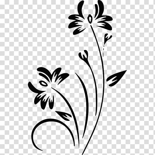 Transparent Background Flowers Sticker - Transparent Background