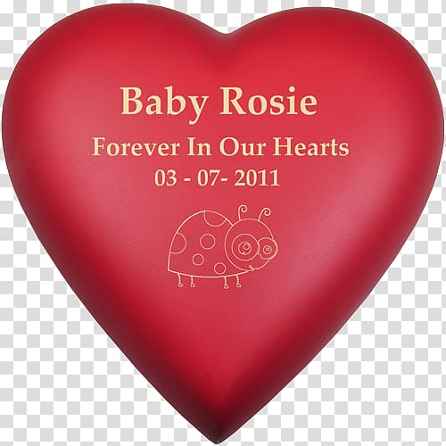 Urn Forever in Love Engraving Heart, memento transparent background PNG clipart