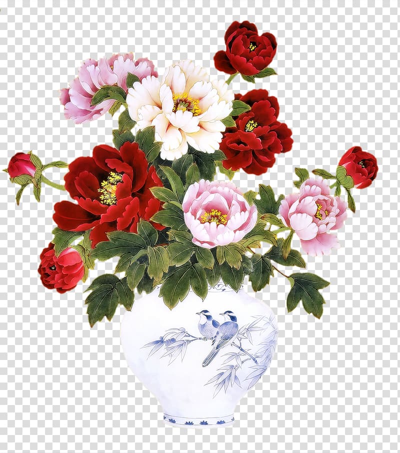 Flower bouquet Floral design Cut flowers, peonies transparent background PNG clipart