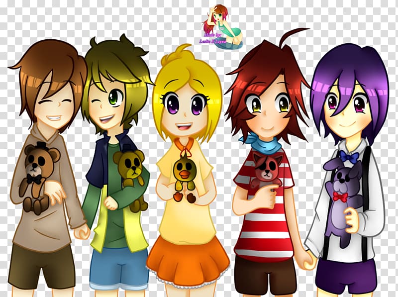 Five Nights at Freddy's 4 Anime Fan art, Children Sad, png