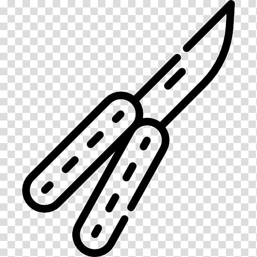 Butterfly knife Computer Icons , knife transparent background PNG clipart