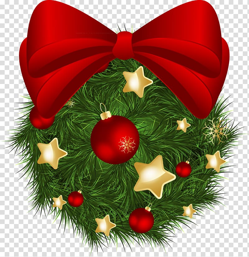 Christmas ornament , christmas wreath material transparent background PNG clipart