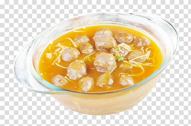 Hot and sour soup Beef ball Meatball Fish ball, Soup Beef Pills transparent background PNG clipart