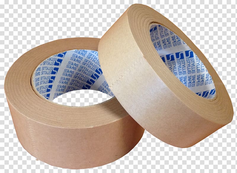 Adhesive tape Kraft paper Box-sealing tape, box transparent background PNG clipart