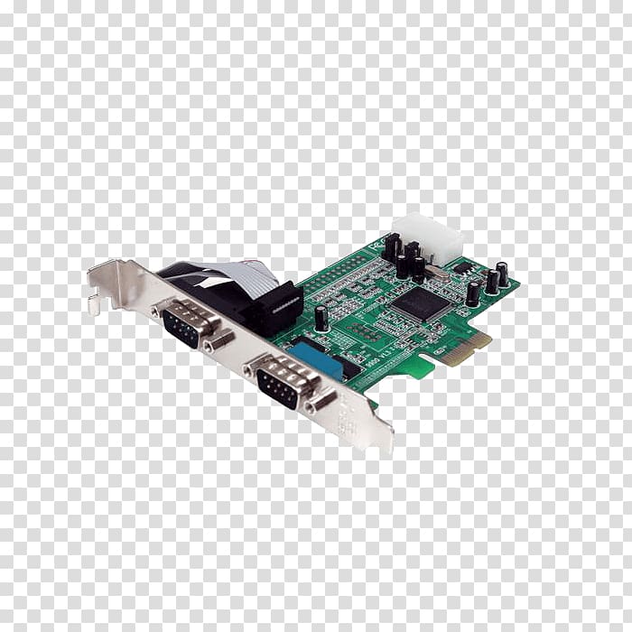 PCI Express RS-232 Expansion card StarTech.com Conventional PCI, Computer transparent background PNG clipart