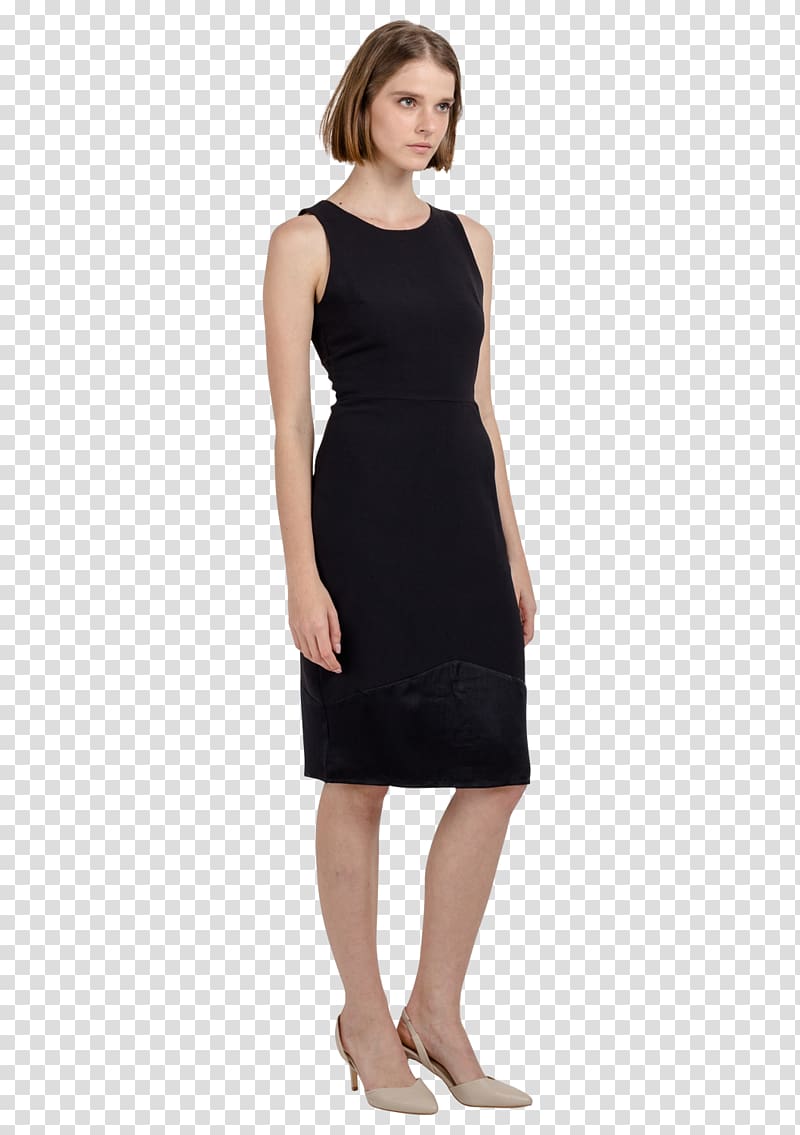 Little black dress Clothing Fashion Silk, Little black dress transparent background PNG clipart