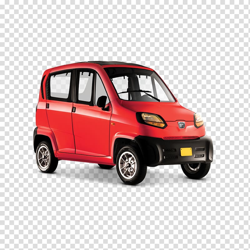 Compact van Bajaj Qute Bajaj Auto Car Motorcycle, car transparent background PNG clipart