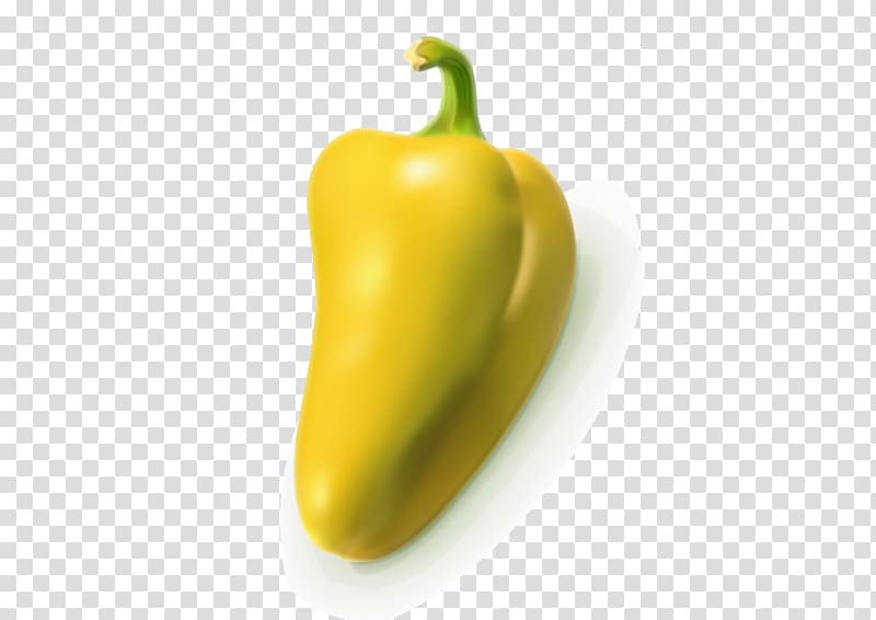 Yellow pepper Chili pepper Bell pepper Pepper steak, Chili peppers bell pepper vegetables transparent background PNG clipart