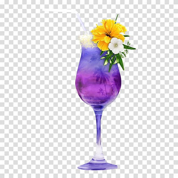 Cocktail garnish Orange juice Wine glass , Purple orange juice transparent background PNG clipart