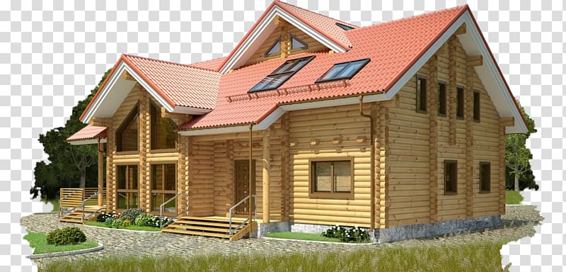 brown house, House plan Interior Design Services Wood, House transparent background PNG clipart