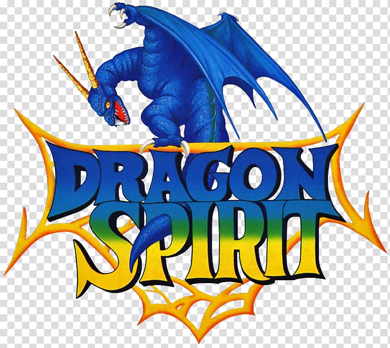 Dragon Spirit Logo Genpei Tōma Den Bosconian, dragon transparent background PNG clipart