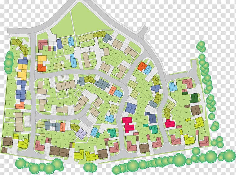 Crest Nicholson, Aster Meadows at Kings Warren Site plan Map Urban planning, others transparent background PNG clipart