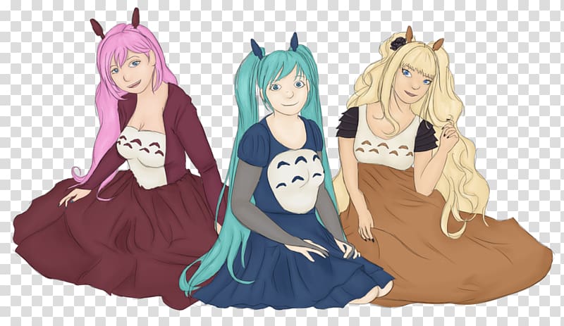 Megurine Luka Yandere Simulator SeeU Hatsune Miku Character, totoro transparent background PNG clipart