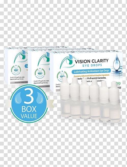 Eye Drops & Lubricants Liquid Acetylcarnosine Water, Eye transparent background PNG clipart