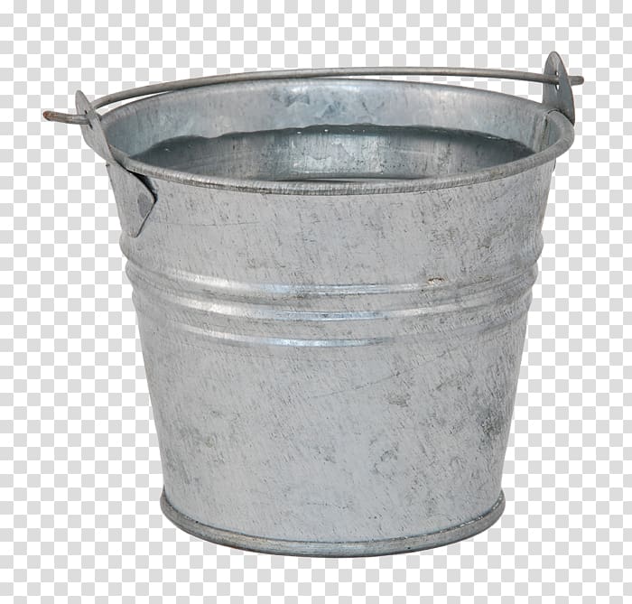 Bucket Pail Water Metal, bucket transparent background PNG clipart