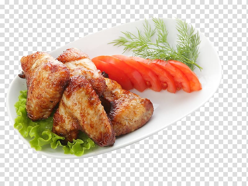 Fried chicken Ćevapi Breakfast sausage Fish finger Fast food, fried chicken transparent background PNG clipart